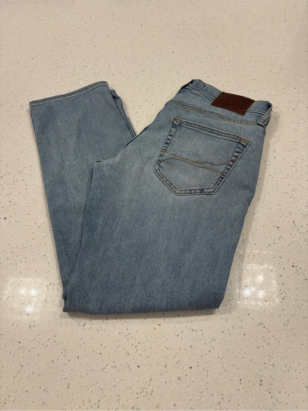 Hollister Light Wash Slim Straight Men's Jeans 30x 30 advanced stretch